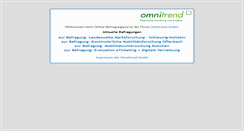 Desktop Screenshot of omnionline.de