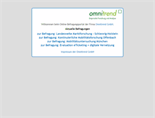 Tablet Screenshot of omnionline.de